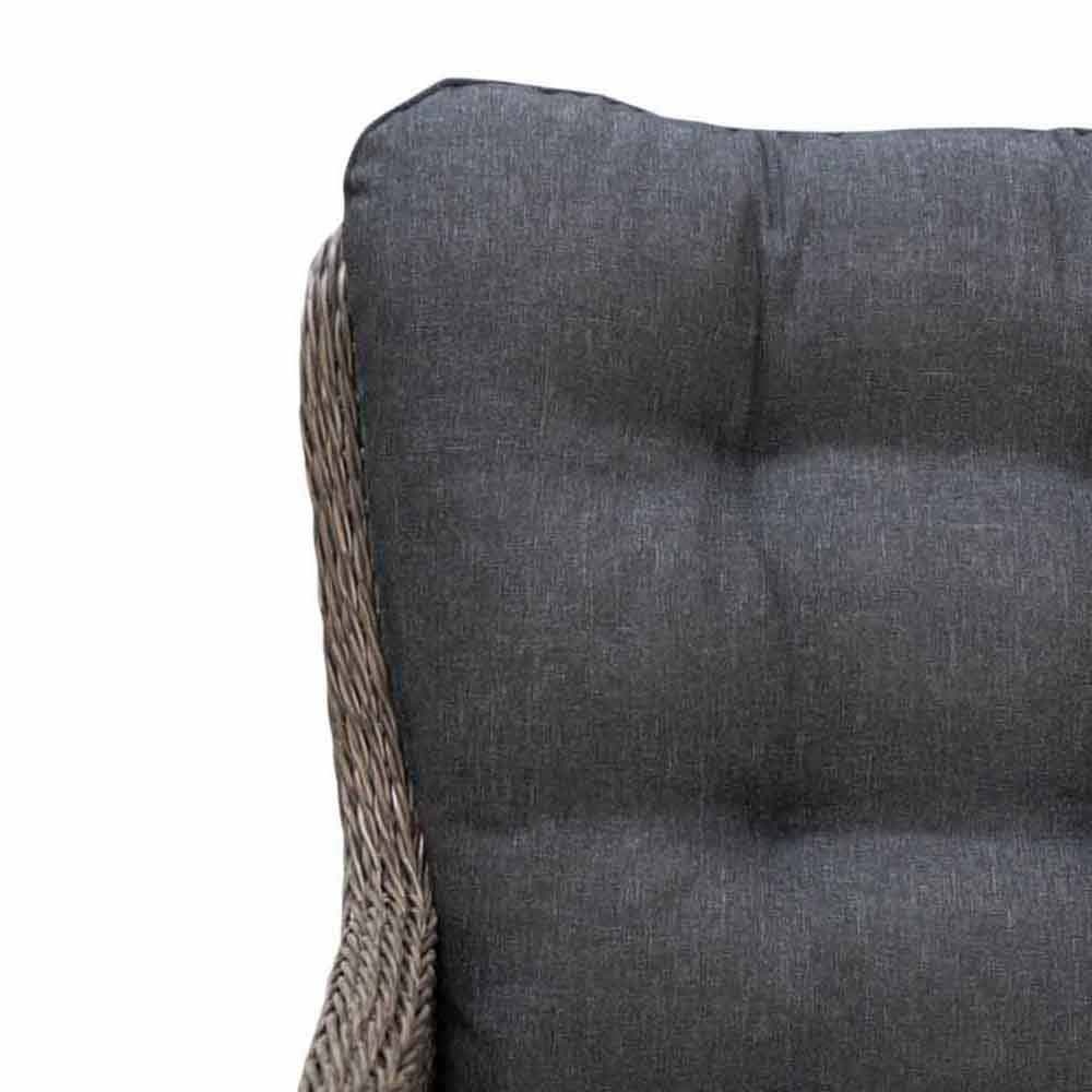 Cork/Elip Blended Brown dining tuinset 5-delig | hardhout + wicker | 135cm