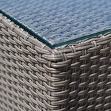 Rio ligbed loungeset 8 personen | wicker | Kobo Grey | 5-delig - 258x193cm