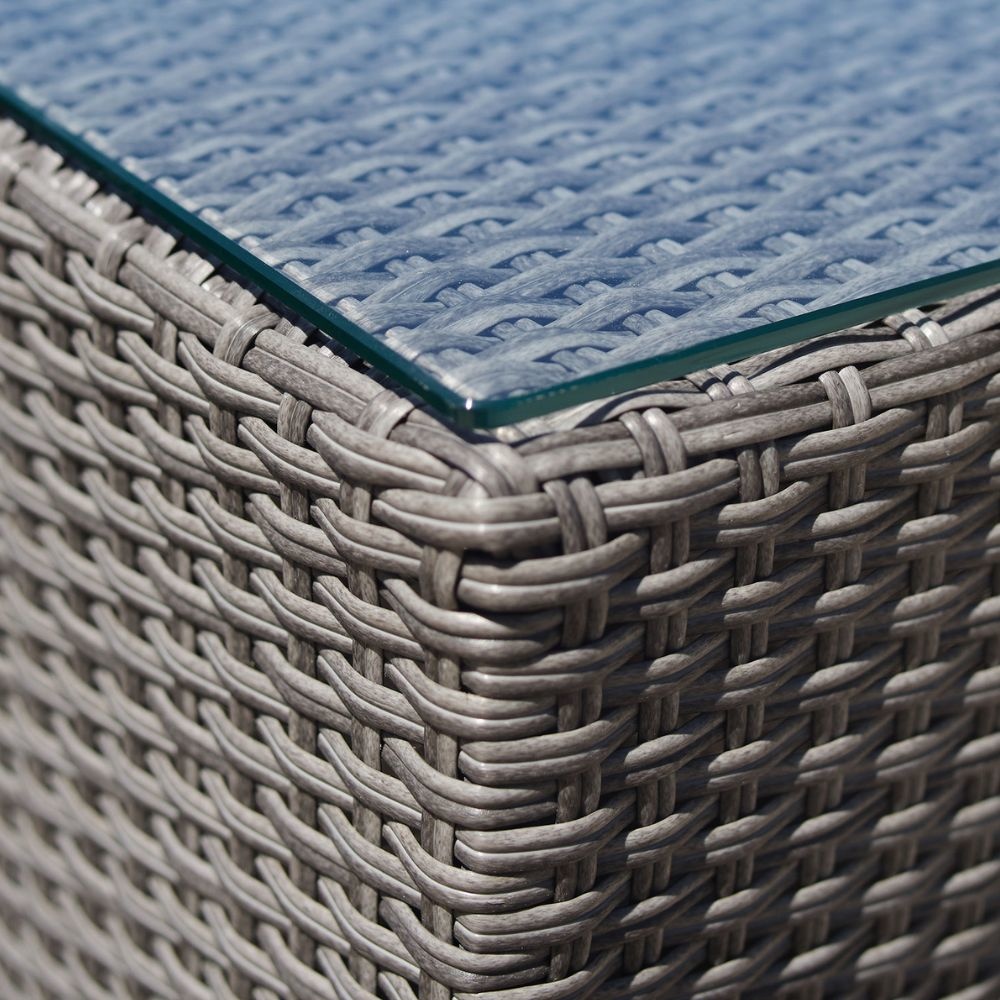 Rio ligbed loungeset modulair 8 personen | wicker | Kobo Grey | 5-delig - 258x193cm