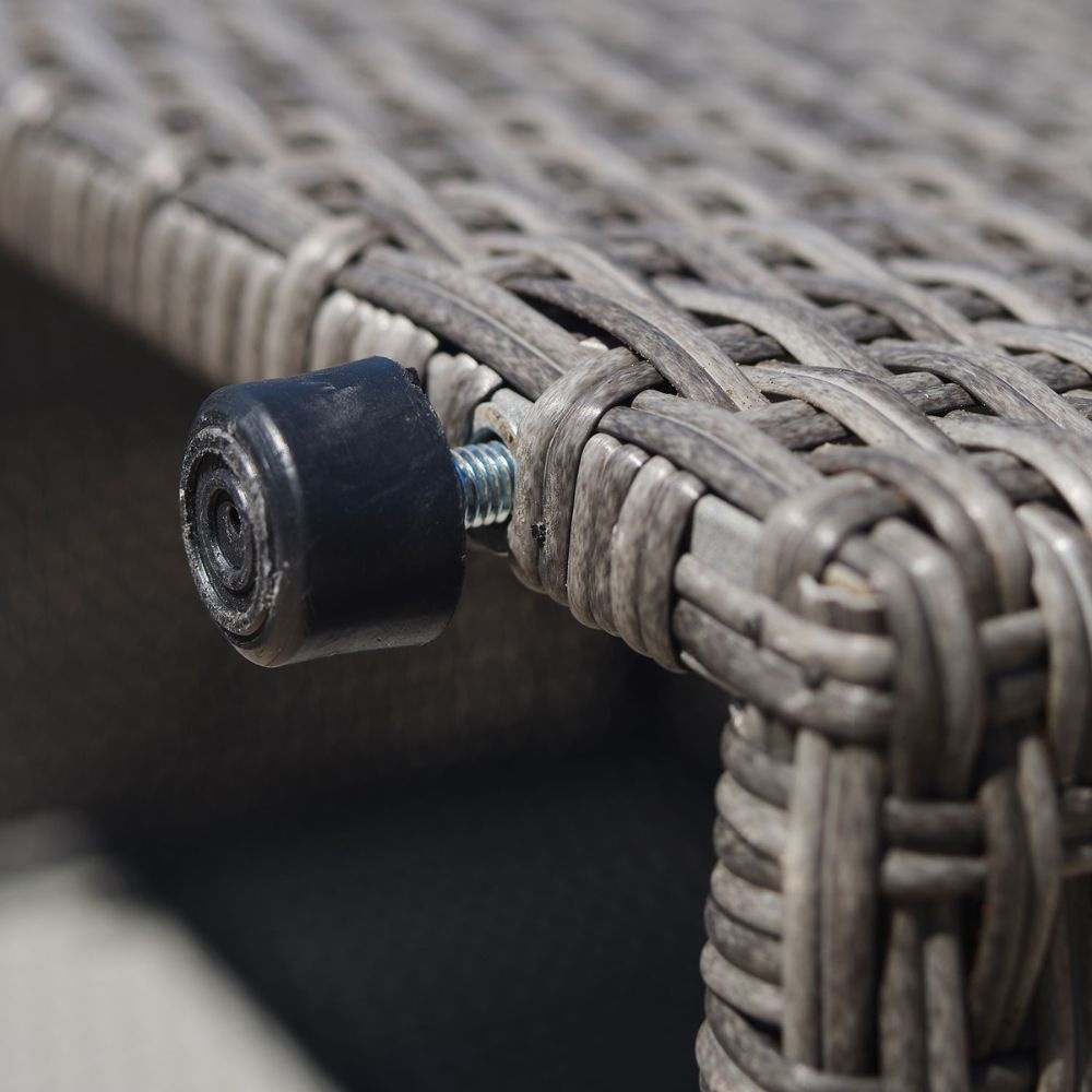 Rio ligbed loungeset modulair 8 personen | wicker | Kobo Grey | 5-delig - 258x193cm