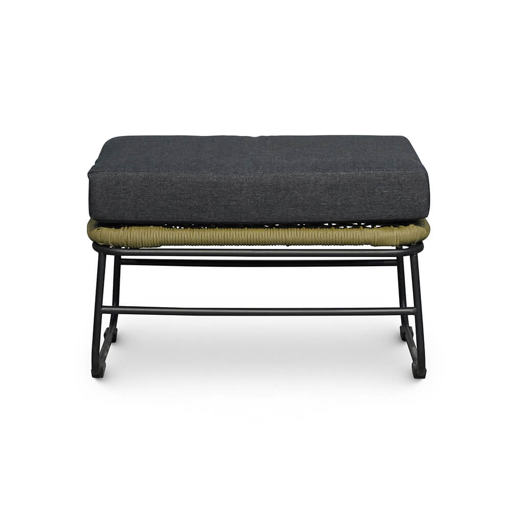 Portofino/Pablo lounge balkonset 5-delig | hardhout + touw | olijfgroen
