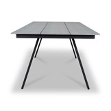 Oslo dining tuintafel 6 personen | polywood + aluminium | Grey | 220cm