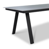 Oslo dining tuintafel 6 personen | polywood + aluminium | Grey | 220cm