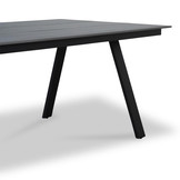 Oslo dining tuintafel 6 personen | polywood + aluminium | Grey | 220cm