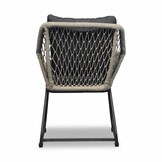 Atlanta/Portofino zand dining tuinset | 6 personen | teakhout + touw | 218cm