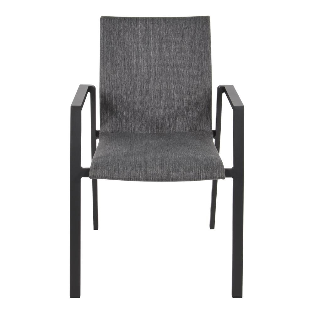 Nevada/Fardau Negro dining tuinset 7-delig | teakhout + textileen | 238cm