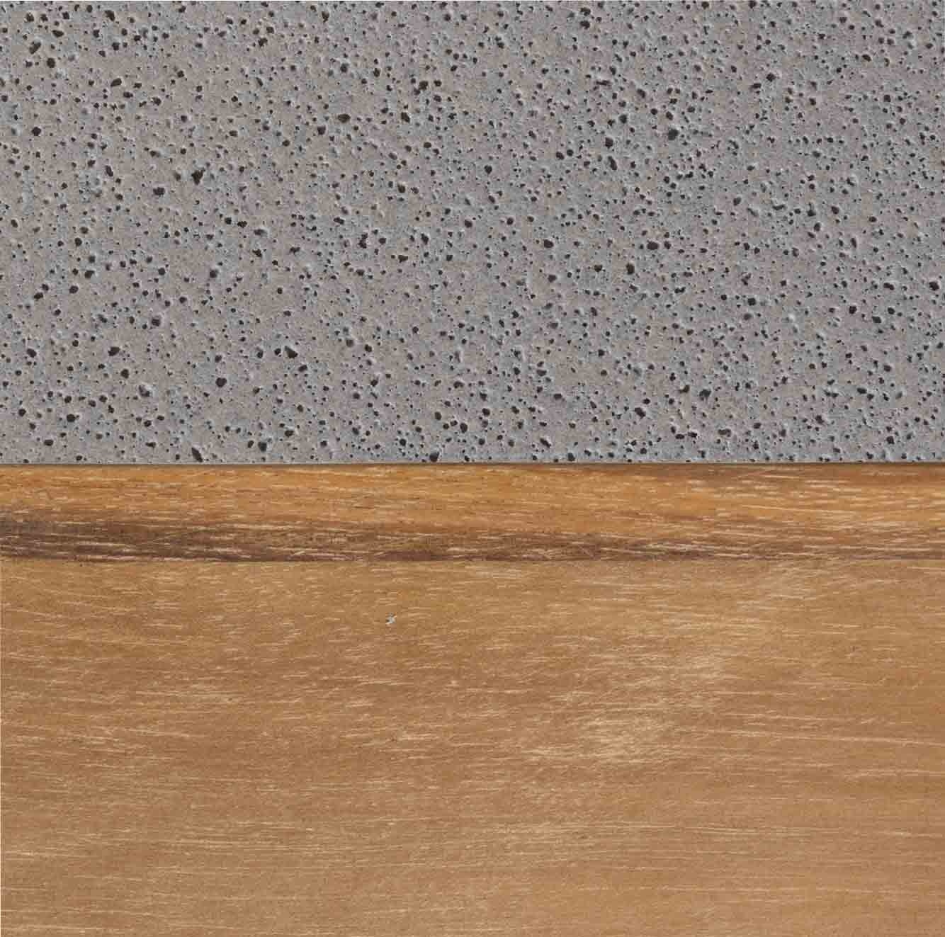 Veltis/Chester zand dining tuinset 7-delig | betonlook + touw | 250cm