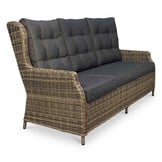 Belfort stoel-bank loungeset - verstelbaar 7 personen | wicker | Kobo Grey | 6-delig