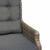 Belfort stoel-bank loungeset - verstelbaar 7 personen | wicker | Kobo Grey | 6-delig