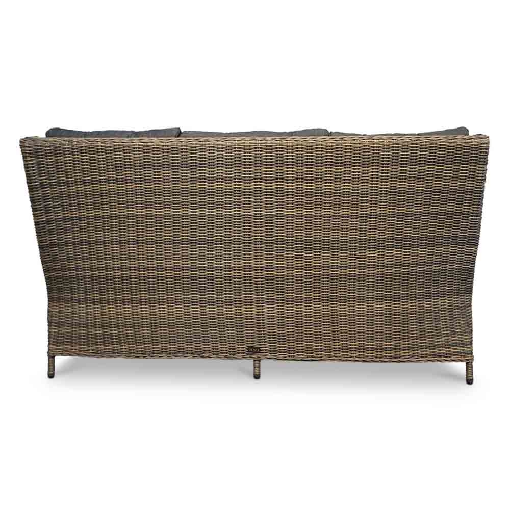 Belfort stoel-bank loungeset 4-delig | wicker | verstelbaar | Kobo Grey