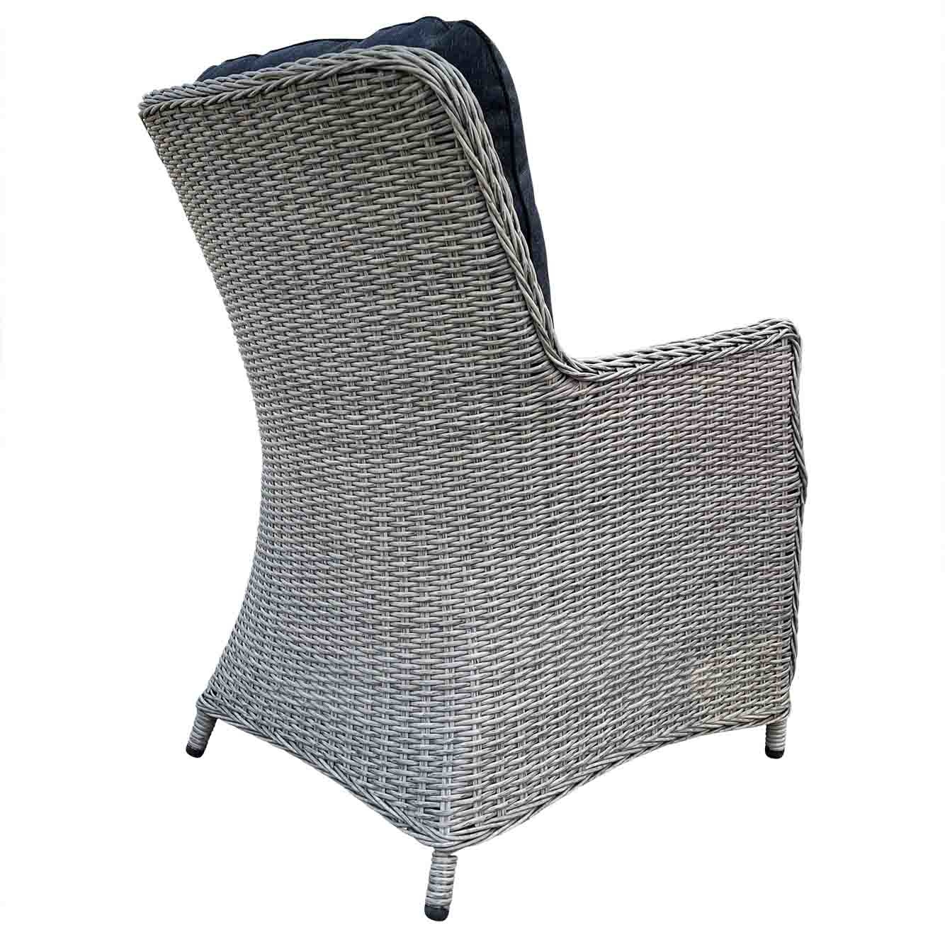 Salo/Elip Natural Grey dining tuinset 7-delig | hardhout + wicker | 240cm
