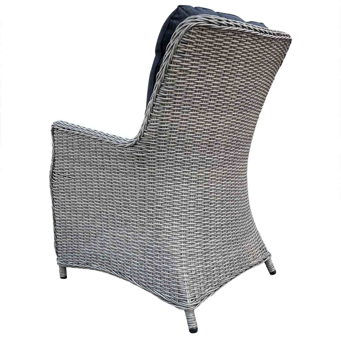 Salo/Elip Natural Grey dining tuinset 7-delig | hardhout + wicker | 240cm