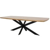 Salo/Seville zand dining tuinset | 6 personen | hardhout + touw | 240cm