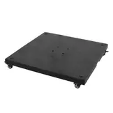 Challenger T² zweefparasol | Ø350cm rond met parasolvoet 90kg & hoes | wit
