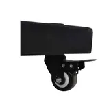 Challenger T² zweefparasol | Ø350cm rond met parasolvoet 90kg & hoes | zwart