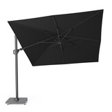 Challenger T² zweefparasol | 300x300cm met parasolvoet 90kg & hoes | zwart