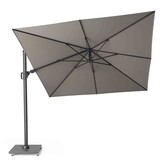 Challenger T² zweefparasol - premium doek | 300x300cm met parasolvoet 90kg & hoes | Manhattan