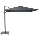 Challenger T² zweefparasol | 350x260cm met Modena parasolvoet 90kg | antraciet