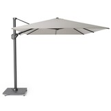 Challenger T² zweefparasol - premium doek | 350x260cm met Modena parasolvoet 90kg | Manhattan