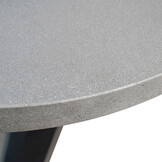 Stockholm dining tuintafel 4 personen | polystone + staal | betonlook | 200cm