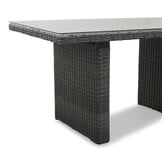 Belfort dining tuintafel 4 personen | wicker | Kobo Grey | 140cm