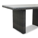 Belfort stoel-bank loungeset - verstelbaar 5 personen | wicker | Kobo Grey | 4-delig