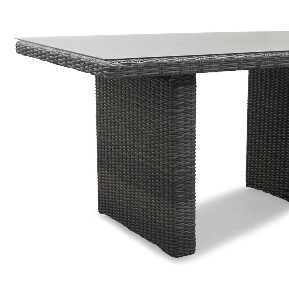 Belfort stoel-bank loungeset 4-delig | wicker | verstelbaar | Kobo Grey
