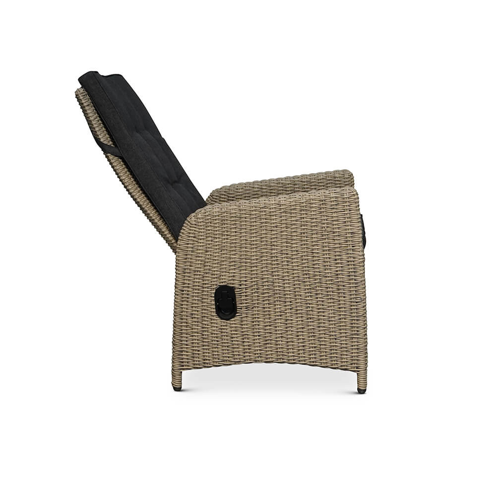 Pisa/Nantes Natural Grey dining tuinset 7-delig | verstelbaar | 230cm