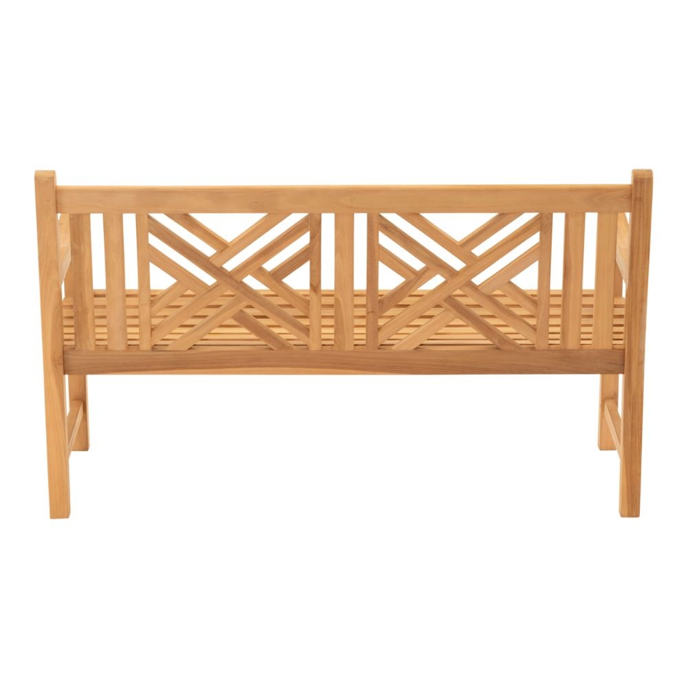 Bank Teak Cross | teakhout | Natural Teak | 150cm