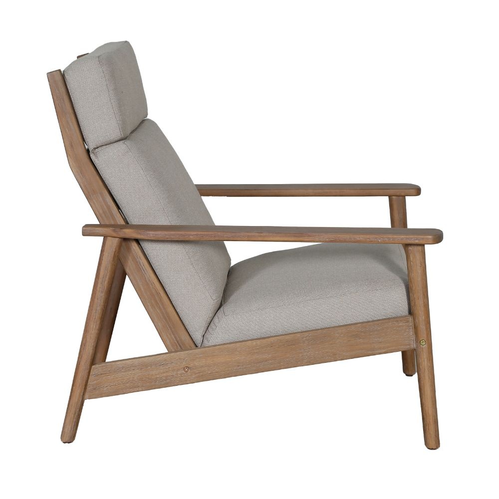 Maywood loungestoel | hardhout | Light Brown