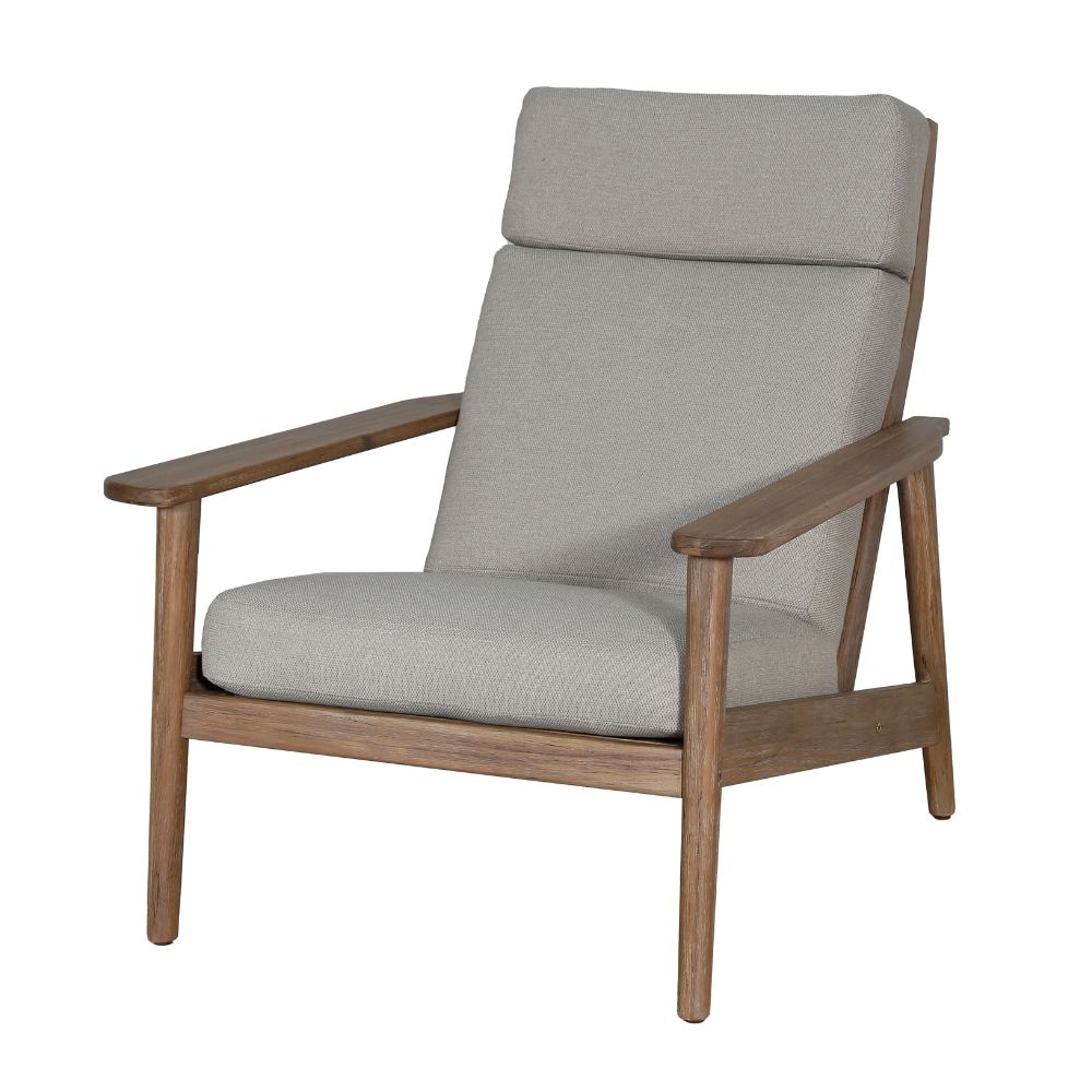 Maywood loungestoel | hardhout | Light Brown