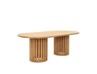 Berlijn dining tuintafel 6 personen | hardhout | teaklook | 240cm