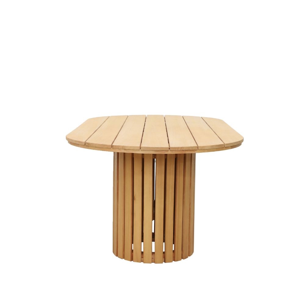 Berlijn dining tuintafel 6 personen | hardhout | teaklook | 240cm