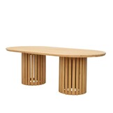 Berlijn dining tuintafel 6 personen | hardhout | teaklook | 240cm