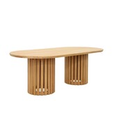 Berlijn dining tuintafel 8 personen | hardhout | teaklook | 300cm
