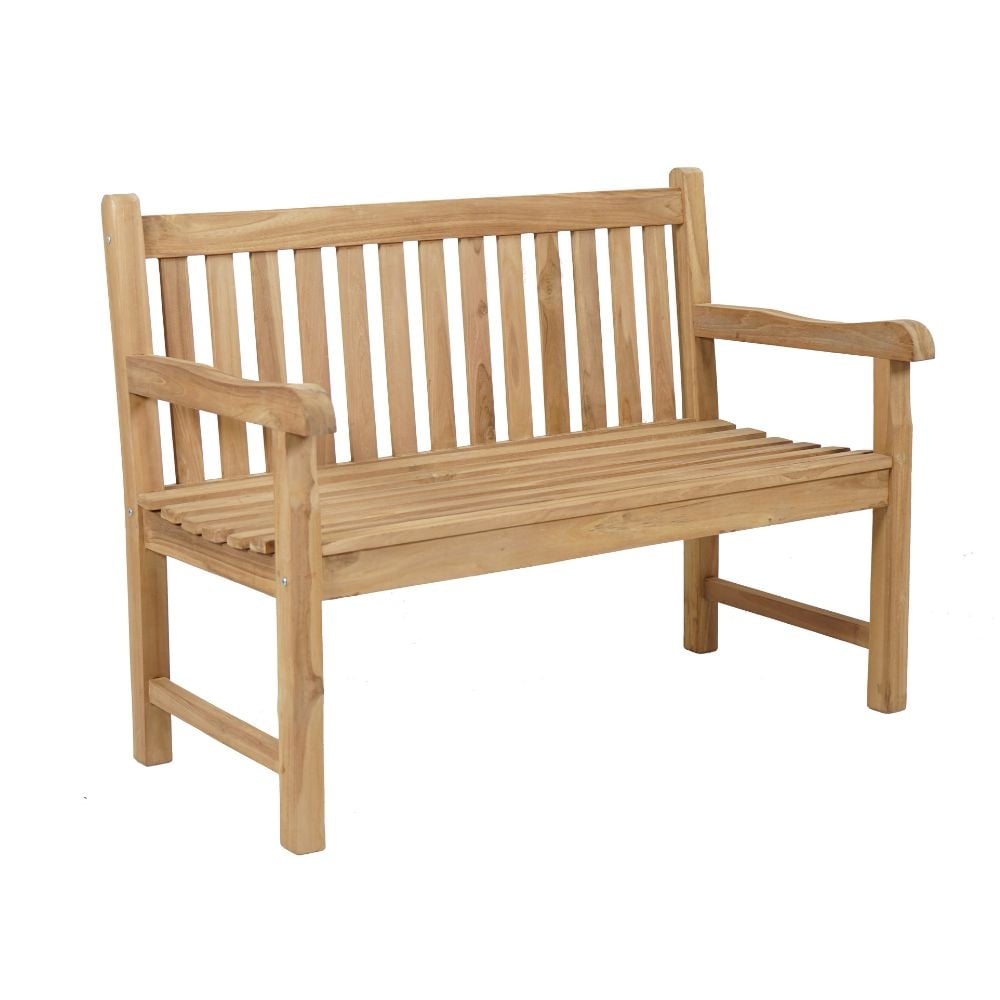 Genua 2-zits tuinbank | teakhout | 130cm afbeelding
