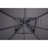 Porto luxe partytent | aluminium + 180gr polyester | grijs | 300x300cm