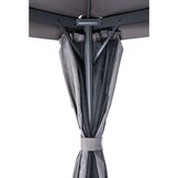 Porto luxe partytent | aluminium + 180gr polyester | grijs | 300x300cm