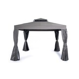 Porto luxe partytent | aluminium + 180gr polyester | grijs | 400x300cm