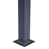 Velas zonnedoek/pergola | aluminium + 140gr polyester | grijs | 300x300cm