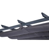 Velas zonnedoek/pergola | aluminium + 140gr polyester | grijs | 300x300cm