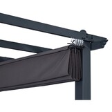 Velas zonnedoek/pergola | aluminium + 140gr polyester | grijs | 300x300cm
