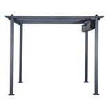 Velas zonnedoek/pergola | aluminium + 140gr polyester | grijs | 300x300cm