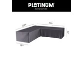Loungesethoes L-vorm 220x220x90x70cm