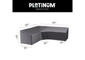 Loungesethoes L-vorm trapeze 270x270x90xH65/90cm