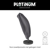 Zweefparasolhoes H250x85cm | gebogen mast