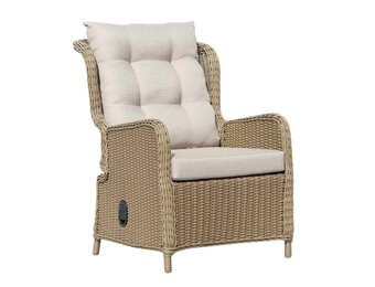 Glasgow loungestoel tuin | wicker + aluminium | Royal Sand