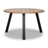 Cork/Padua dining tuinset | 4 personen | hardhout + touw | 130cm