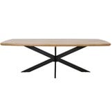 Salo/Seville terra dining tuinset | 6 personen | hardhout + touw | 240cm