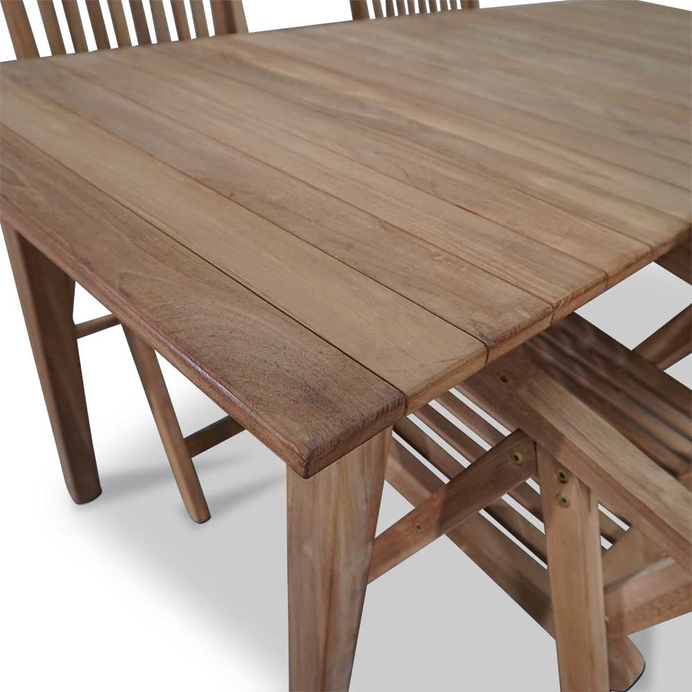 Prestige dining tuinset | 4 personen | teakhout | 200cm